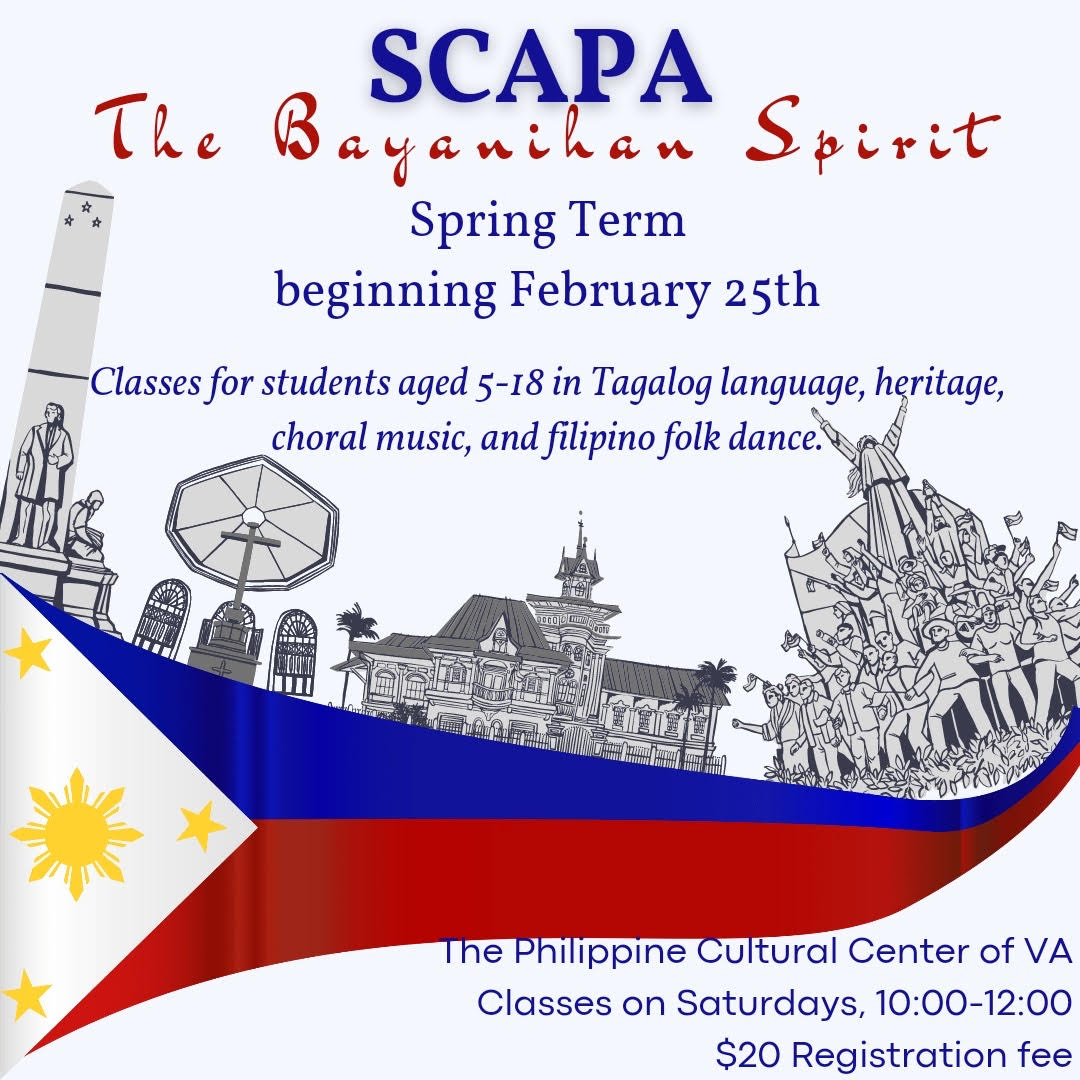 SCAPA Spring Term Classes for Students 518 in Tagalog Language