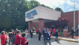 Fil-Am Vets on Memorial Day getting ready to raise the flags
