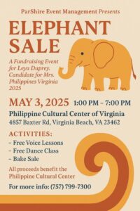 Mrs. Philippines fundraiser - Leya Duprey